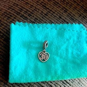 Pandora “30” charm
